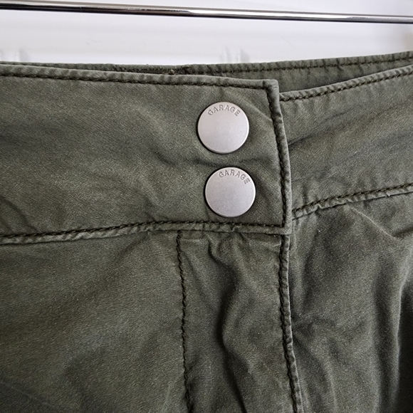Garage Women’s Army Military Green Skirt Petite Small - Picture 2 of 6
